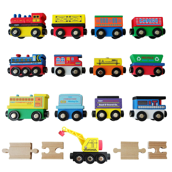 Wooden Train Track Connectors & Adapters - Nestopia