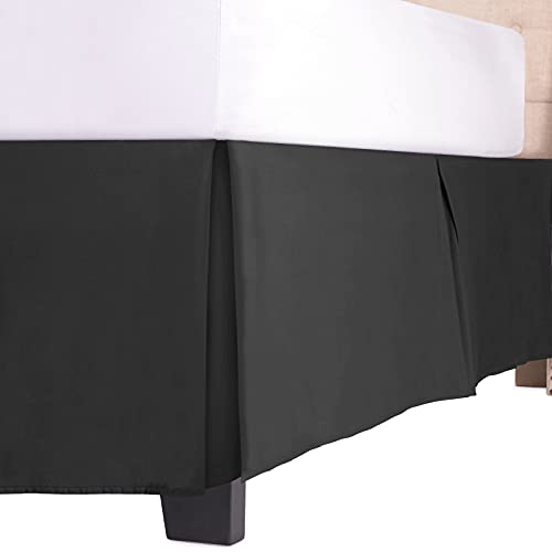 15" Drop Pleated Microfiber Bedskirt with Dust Ruffle Wrap - Nestopia