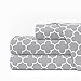 1600 Series Bed Sheet Set - Full - Light Gray/White - Nestopia