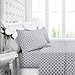 1600 Series Bed Sheet Set - Full - Light Gray/White - Nestopia