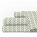 1600 Series Bed Sheet Set - Queen, Sage-White - Nestopia