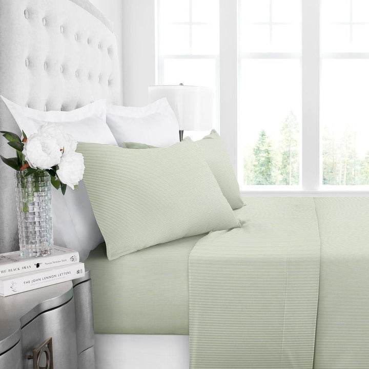 1600 Thread Sage-White Full Sheet Set - Nestopia