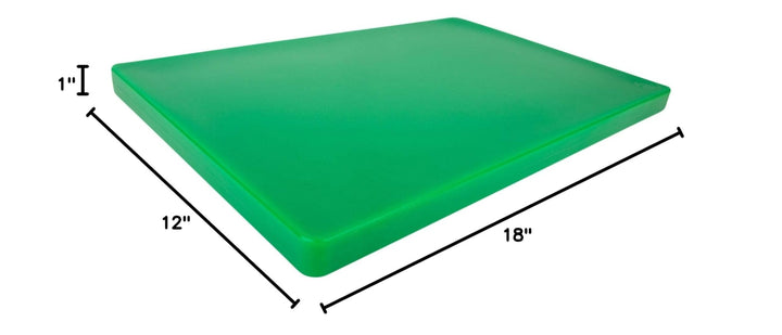 18x12 Inch Thick Green Plastic Cutting Board - Nestopia