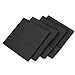 4-Pack Aloe Vera Pillow Cases - Eco-Friendly, Hypoallergenic - Black - Standard/Queen - Nestopia