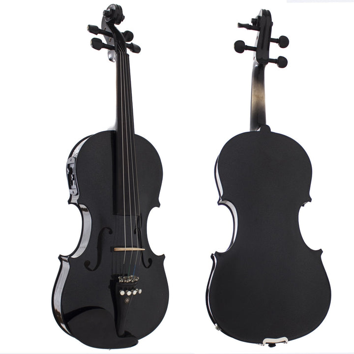 4/4 CVNAE Ebony Acoustic/Electric Violin - Nestopia