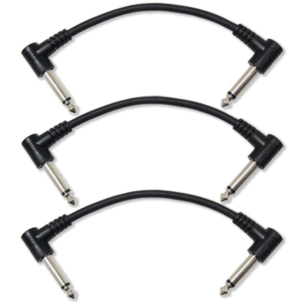6" Right Angle Patch Cables - 3 Pack - Nestopia