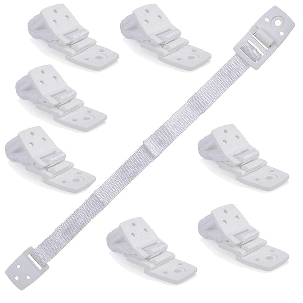 8-Pack Anti-Tip Straps for Baby Proofing - Nestopia