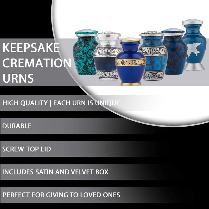 Adult Cremation Urns with Velvet Bag - Nestopia