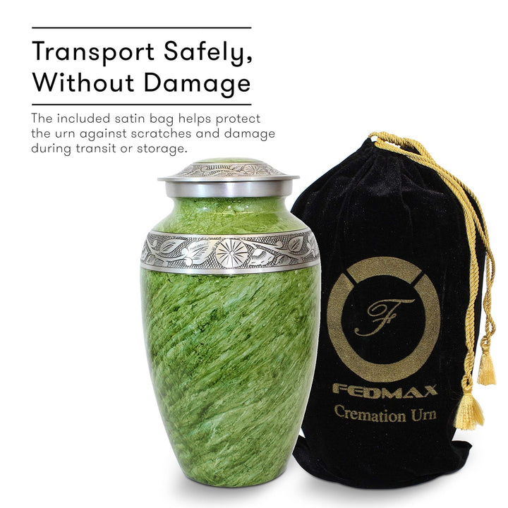 Adult Cremation Urns with Velvet Bag - Nestopia