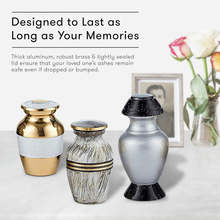 Adult Cremation Urns with Velvet Bag - Nestopia