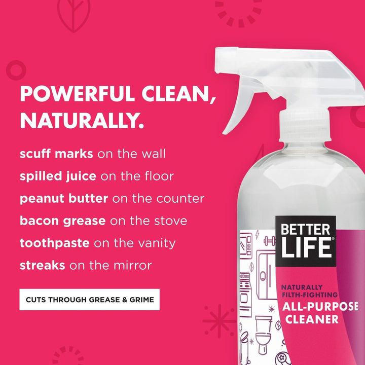 All Purpose Cleaner - Multipurpose Home and Kitchen Cleaning Spray - 32oz - Nestopia