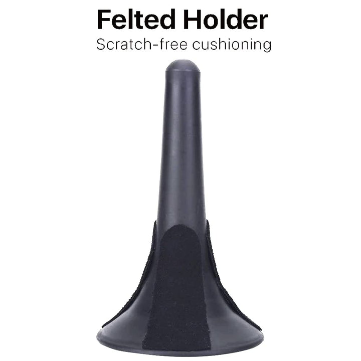 Cecilio Portable Trumpet Stand Holder, 3 Leg Foldable, Detachable, Compact In-Bell Trumpet Holder with Self-storage Peg Compartment and Protective Felt Pads - Nestopia