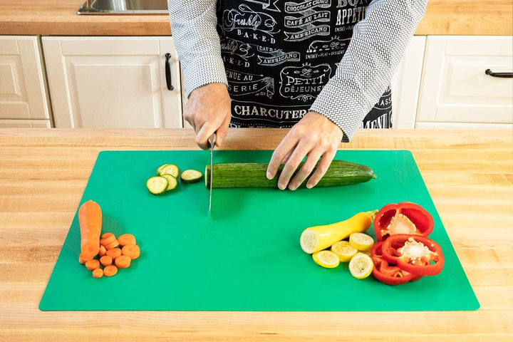 Commercial Grade Cutting Board Mats - Extra Large 24 x 18 Inch - 4 Pack - Nestopia