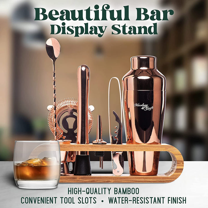 Copper Bartender Kit & Stand - Nestopia