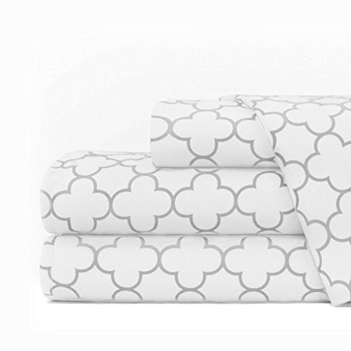 Egy Lux 1600 Sheet Set - Full - Wht/Lt Gry - Nestopia