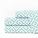 Egy Lux 1600 Sheet Set - Queen, Aqua-White - Nestopia