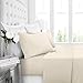 Egy Lux 1600 Twin Sheet Set, Cream-White - Nestopia