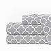 Egy Lux 1600 Twin Sheet Set - Lt Gray/Wht - Nestopia