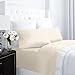 Egy Lux 300TC Cot Bed Sheet Set - Cream - Twin - Nestopia