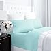 Egy Lux 300TC Cotton Sheet Set - Aqua - Twin - Nestopia