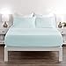 Egy Lux Bed Sheet Set - Split King, Aqua - Nestopia