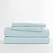 Egy Lux Bed Sheet Set - Split King, Aqua - Nestopia