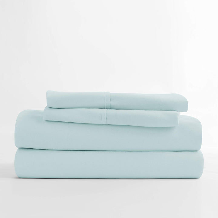 Egy Lux Bed Sheet Set - Split King, Aqua - Nestopia