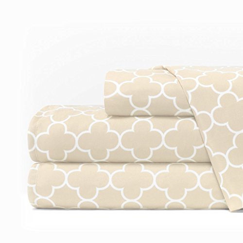 Egyptian 1600 Bed Sheet Set - Full, Cream-White - Nestopia