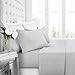 Egyptian 1600 Sheet Set - Cal King - White/Light Gray - Nestopia