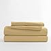 Egyptian 4-Pc Sheet Set - Split King, Gold - Nestopia