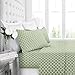 Egyptian Bed Sheet Set - Full - Sage/White - Nestopia