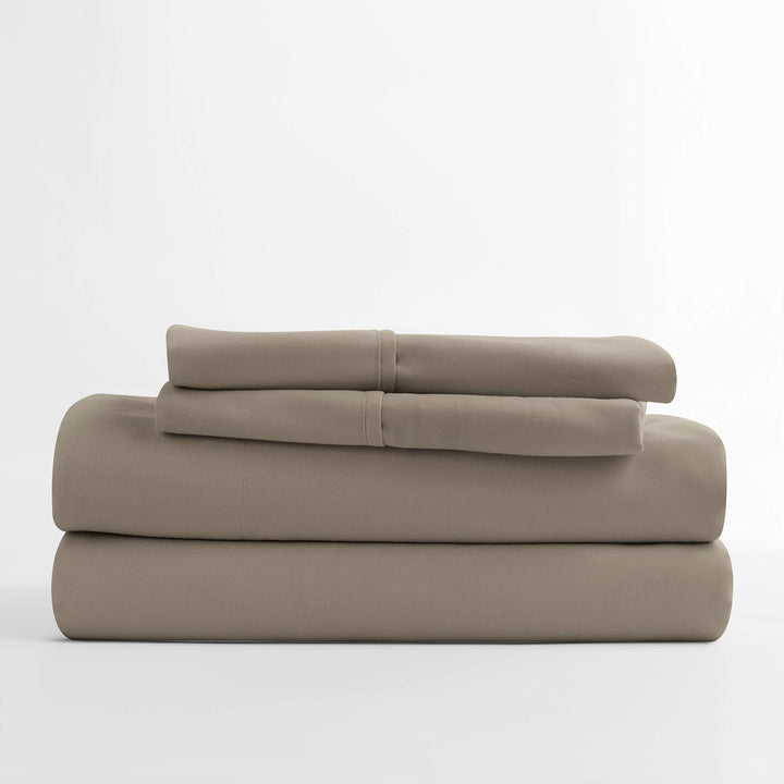 Egyptian King Sheet Set, Taupe - Nestopia