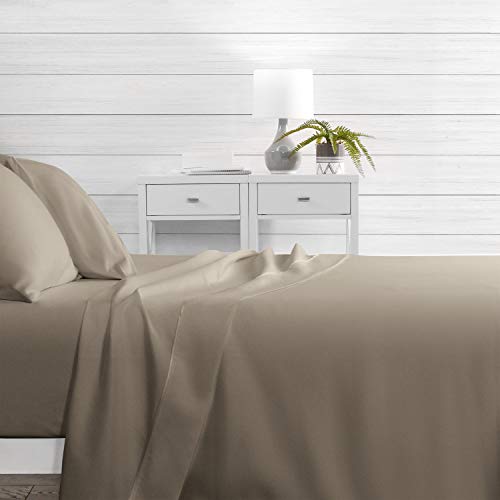 Egyptian King Sheet Set, Taupe - Nestopia