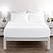 Egyptian Luxury Bed Sheet Set - Split King, White - Nestopia