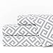 Egyptian Luxury Bed Sheet Set, Twin, Light Gray-White - Nestopia