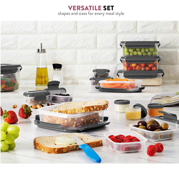 Food Storage Containers With Lids - 40-Piece Set - Nestopia