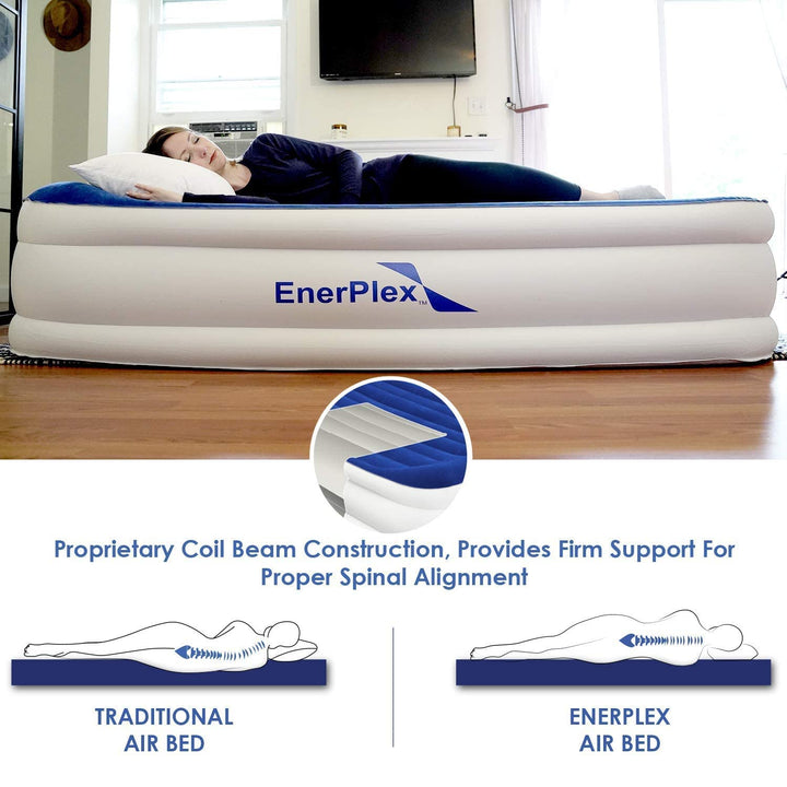 Luxury Inflatable Bed w/ Dual Pump - Nestopia