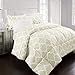 Luxury Quatrefoil Comforter - Full/Queen - Ivory - Nestopia