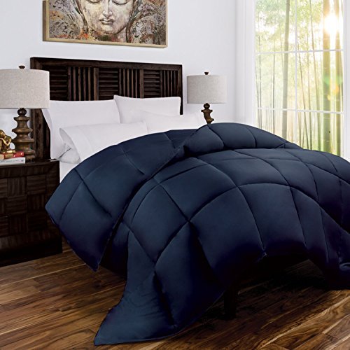 Luxury Rayon Comforter - Full/Queen - Navy - Nestopia