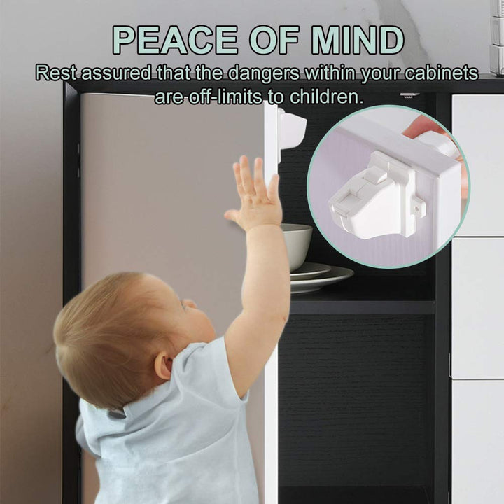 Magnetic Baby Proofing Cabinet Locks - Nestopia