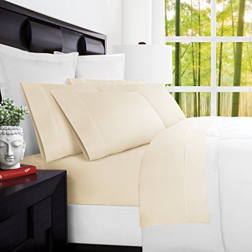 Mandarin Home Luxury 100% Rayon Bed Sheets, Eco-Friendly, Hypoallergenic, Wrinkle Resistant - Nestopia