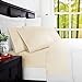 Mandarin Home Luxury 100% Rayon Bed Sheets (King, Cream) - Nestopia