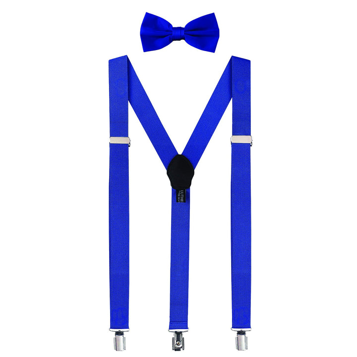 Mens Bow Tie & Suspenders Set - Formal Gift Box - Nestopia