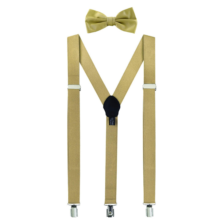 Mens Bow Tie & Suspenders Set - Formal Gift Box - Nestopia