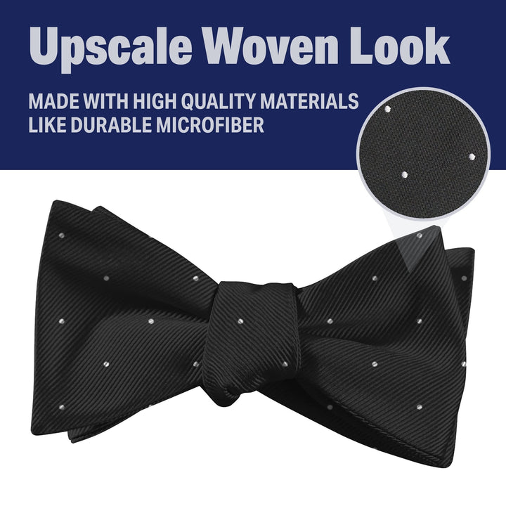 Men's Self Tie Bowties - Striped & Solid Bowties for Tuxedos & Weddings - Nestopia