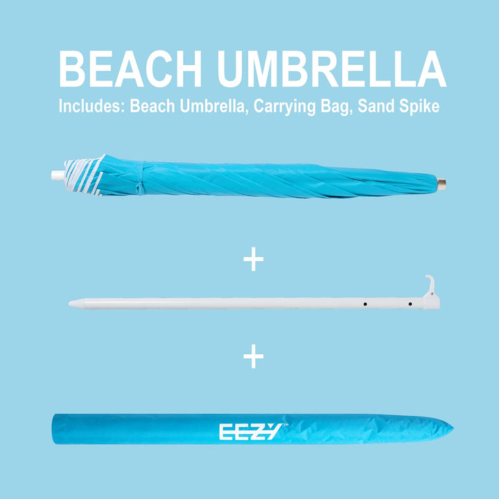 Portable 7 ft Beach Umbrella - Nestopia