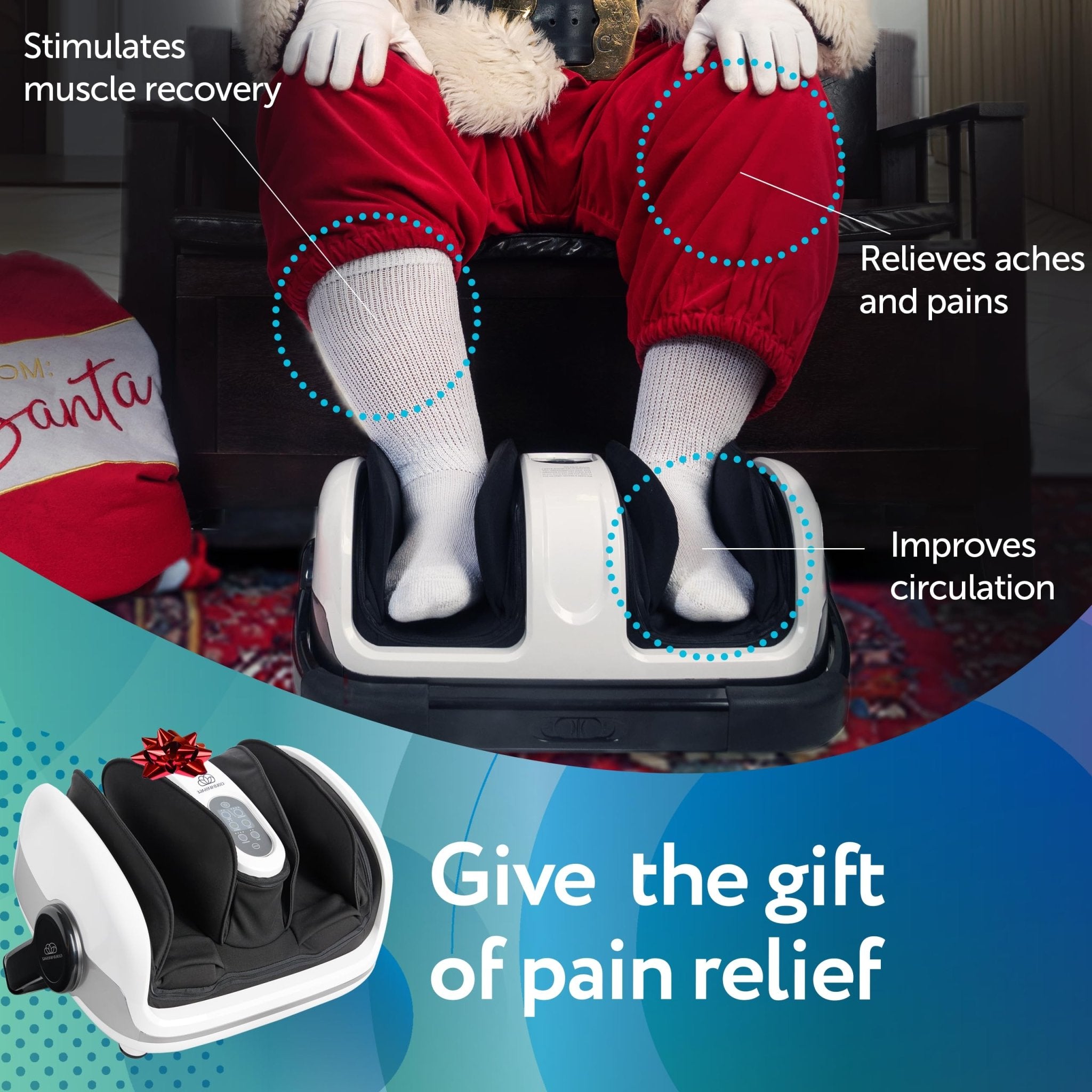 Cloud Massage Shiatsu Foot Massager Machine - Increases Blood Flow online Circulation