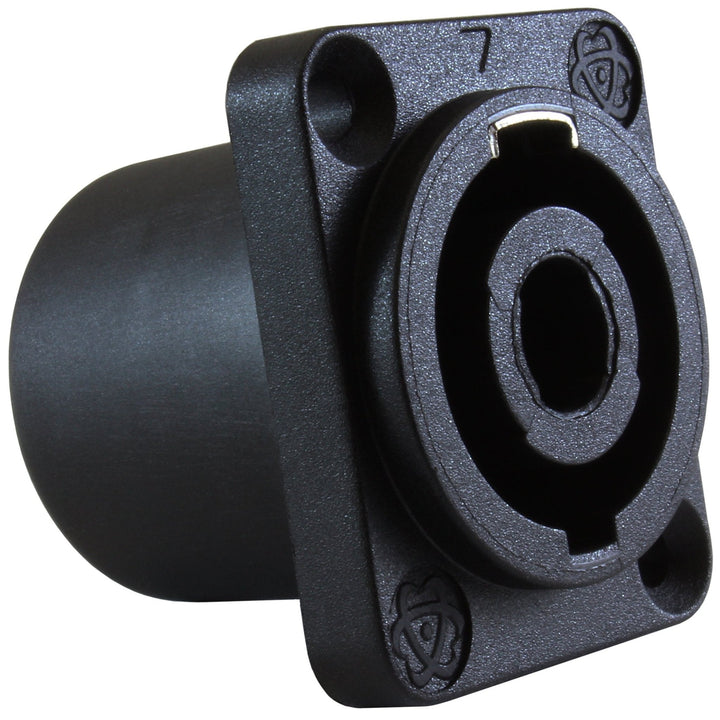 Speaker Jack Twist Lock 4 Pole Square - Compatible with Neutrik Speakon NL4 Series - 4 Pack - Nestopia