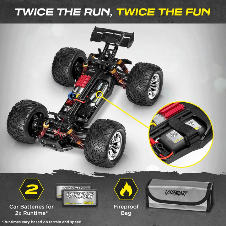 TORNADO 1:12 Scale RC Car 30 MPH Brushed - Nestopia