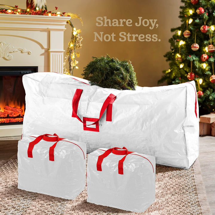 Tree & 2 Garland Bags, Holiday Storage Set - Nestopia